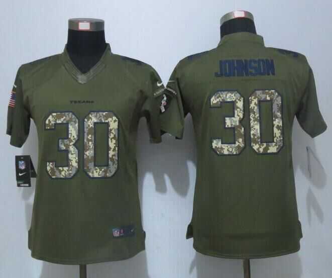 Women Nike Limited Houston Texans #30 Johnson Green Salute To Service Jersey,We sell and wholesale Women Nike Limited Houston Texans #30 Johnson Green Salute To Service Jersey on line form chian!